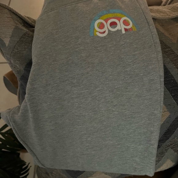 GAP Gray Heather Joggers Soft Sweatpants - Picture 3 of 5